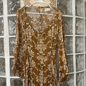 Joyfolie long dress , open back, never worn